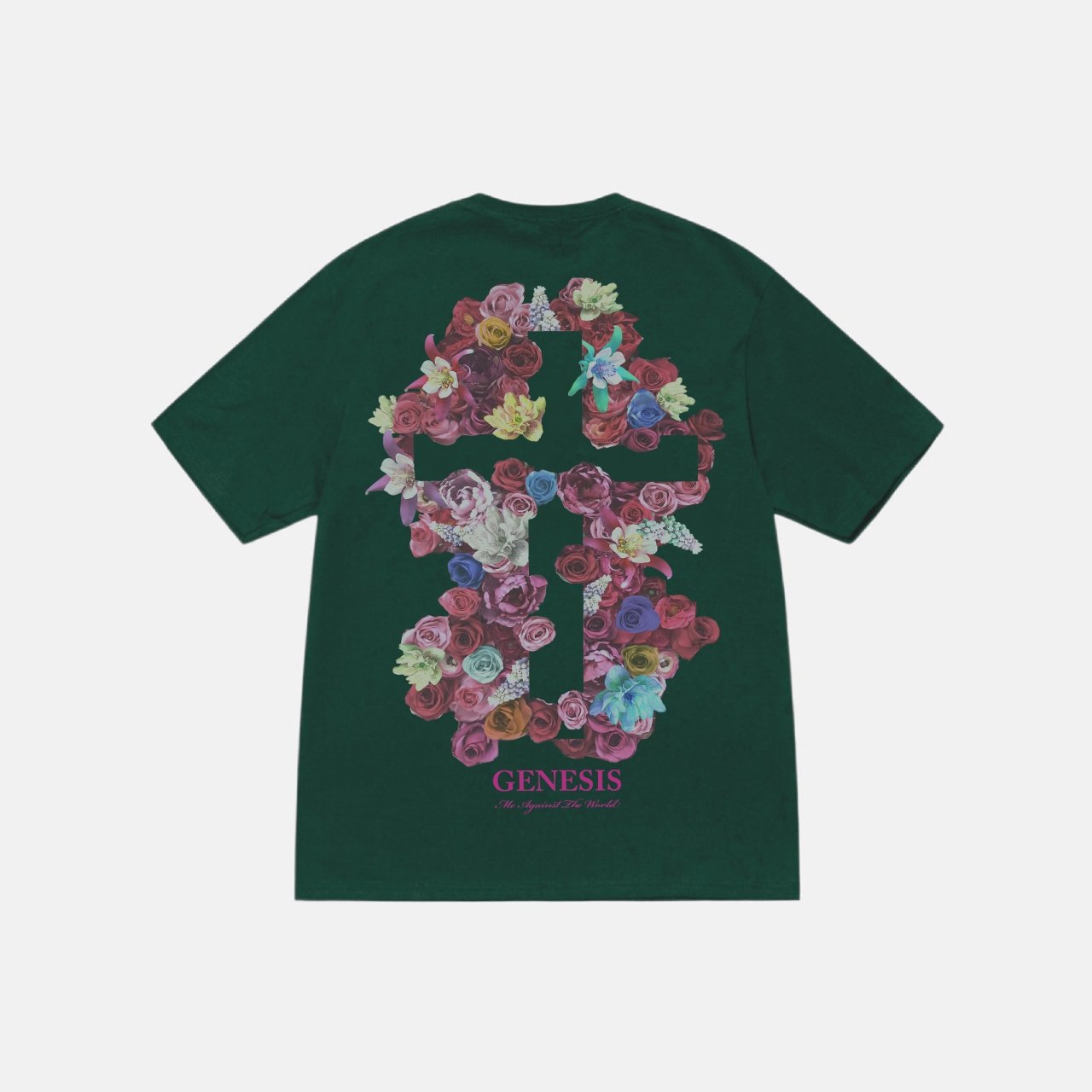 Floral Cross Tee